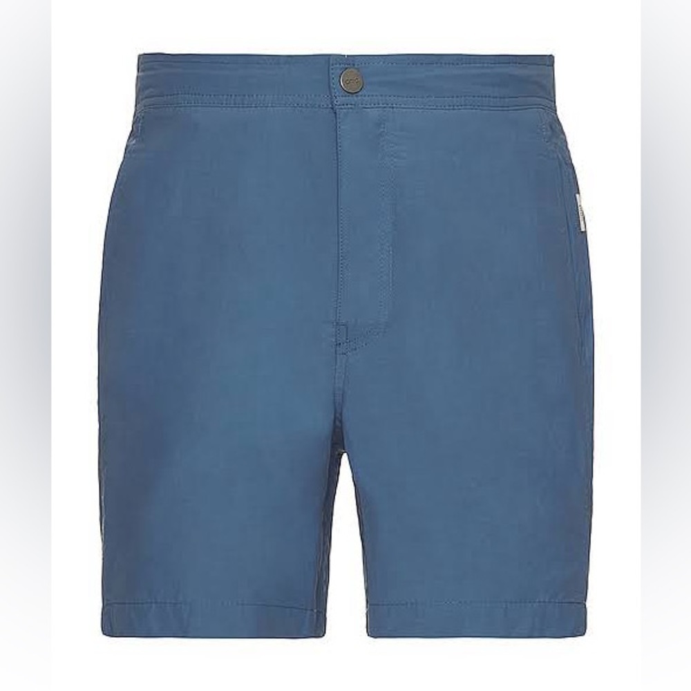 Onia The Calder Swim Trunks in Steele Blue Size 38‎ - Picture 2 of 8
